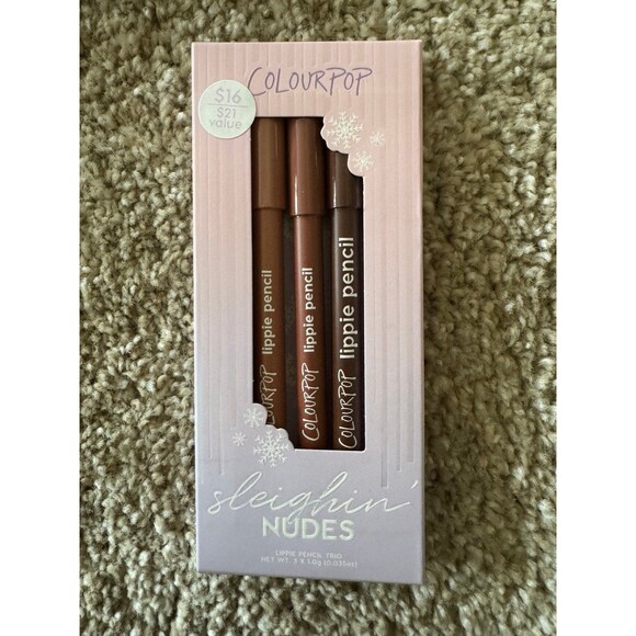 Colourpop Lippie Pencil Trio Sleighin' Nudes - Picture 3 of 4